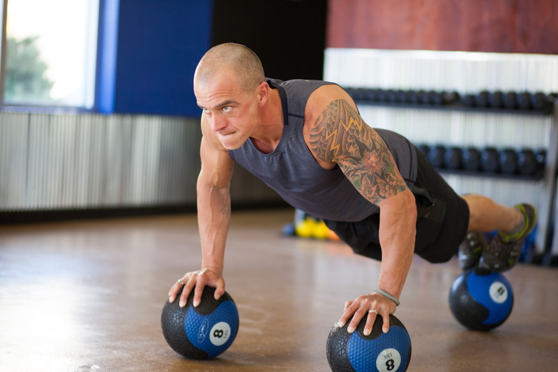 1080P, pushups, men, training balls, workout