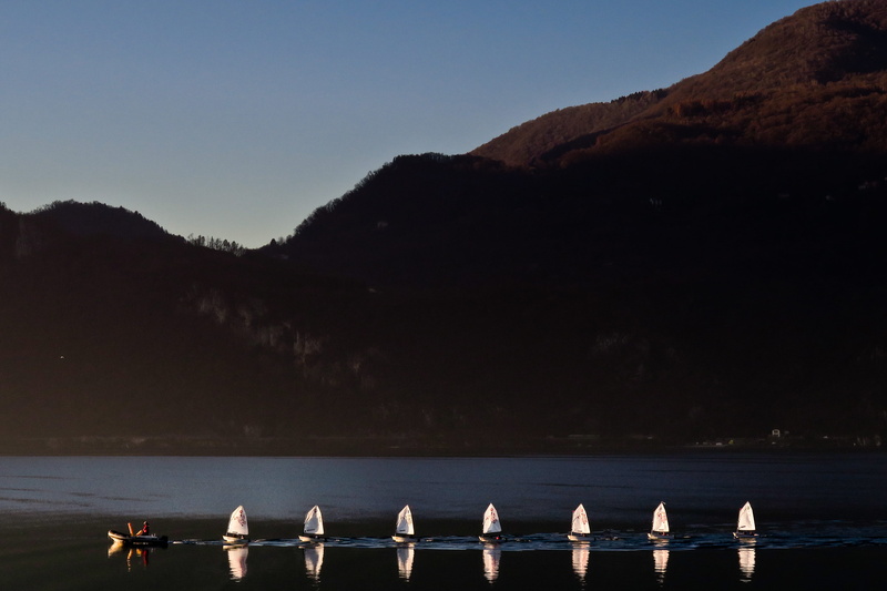 travel, summer, outdoors, day, tranquility, silhouette, beauty in nature, water, optimist class, scenics - nature, lights, non-urban scene, sky, sailing