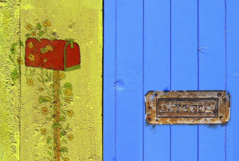 wall, slot, door, wall - building feature, graffiti, architecture, day, no people, mailbox, correspondence, wood - material, communication, metal, mail slot