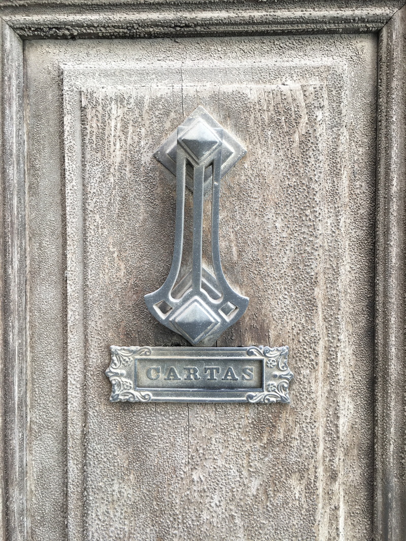 no people, wall - building feature, close-up, day, 4K, safety, text, wood - material, full frame, house, door, built structure, mail slot, entrance, silver colored