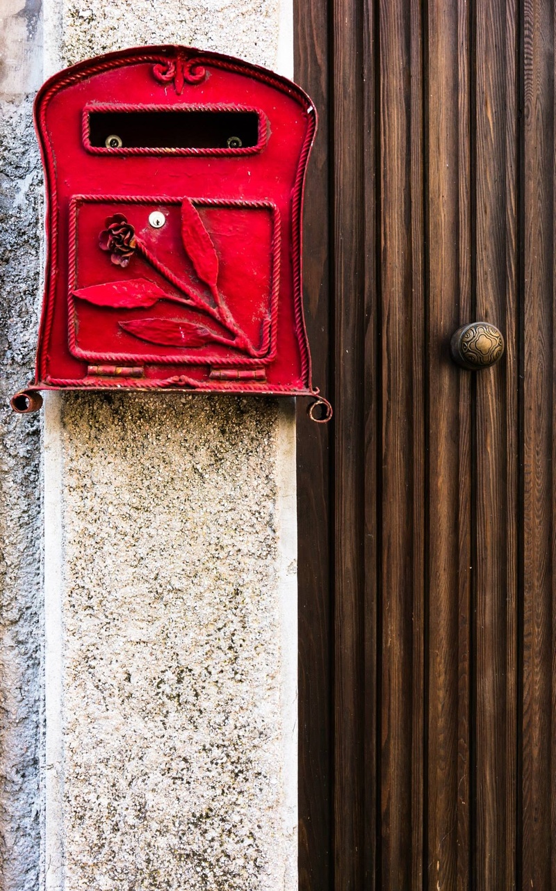 mail Slot, old-fashioned, 1080P, red, entrance, metal, no people, mail, letters, door, letter, day, wood - Material, post, old, safety, public mailbox
