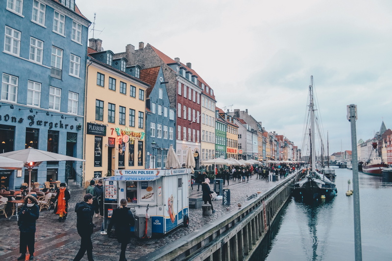 walking, day, water, people, transportation, adult, buildings, canal, building exterior, women, shop, street, built structure, outdoors, near, boat, building