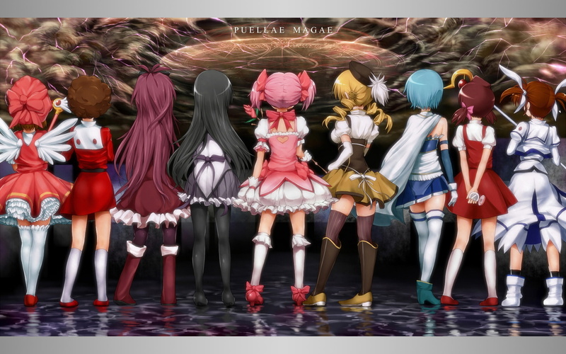crossovers, magica, castle, art, anime, nanoha, 1080P, Mahou Shoujo Lyrical Nanoha, cardoness, mahou, hd, card, madoka, lyrical, cardcaptor sakura, cardcaptor