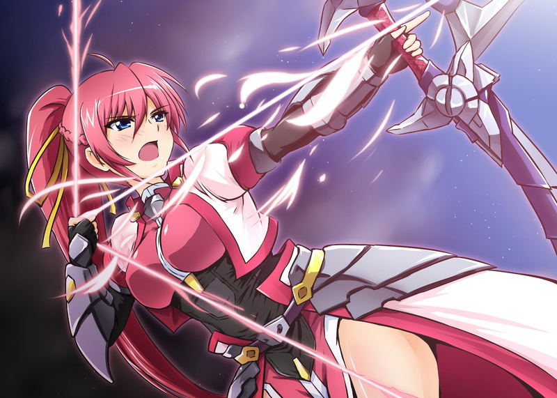 Anime, Signum (Magical Girl Lyrical Nanoha), 1080P, Magical Girl Lyrical Nanoha