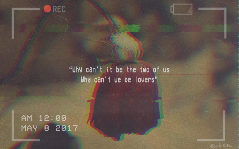 roses, lyrics, sad, glitch art, 1080P