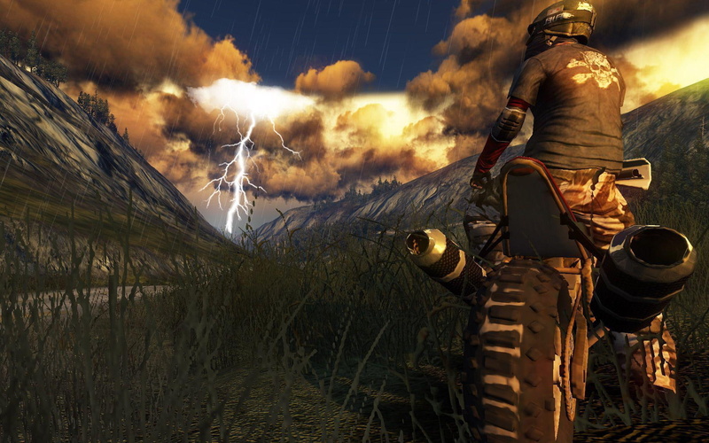games, cartoon, motorcycle, 1080P, fuel, riding, 1920x1200, man, d