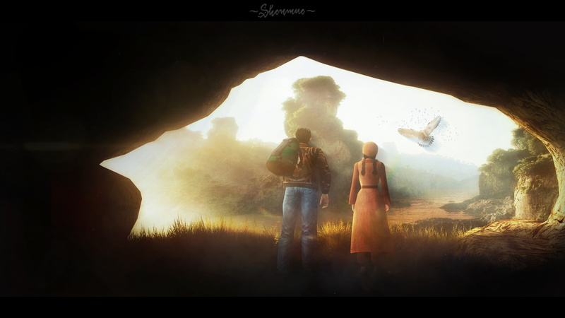 outdoors, bonding, couple - relationship, full length, 1080P, nature, travel, women, standing, people, environment, landscape, vacations, shenmue sega dreamcast video games