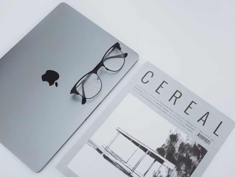 minimalism, setup, macbook, text, work station, glasses, indoors, computer, business, creative, mac, group of objects, number, paper, studio shot, western script