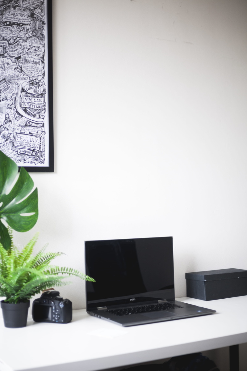 indoors, design, desk, corporate business, computer keyboard, computer monitor, office, minimal, white, connection, computer equipment, coding, wireless technology