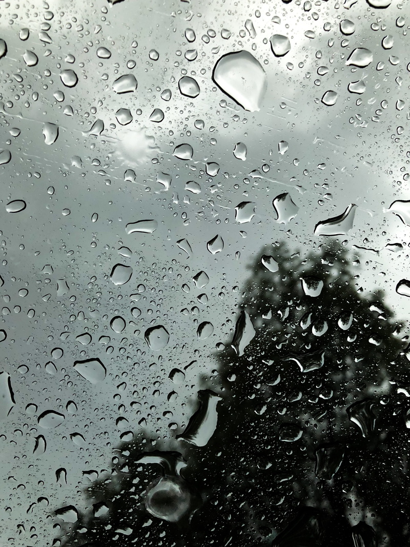 mexico, 4K, mexico city, glass, iphonex, indoors, nature, transparent, no people, city, window, full frame, water, purity, rainy season, glass - material