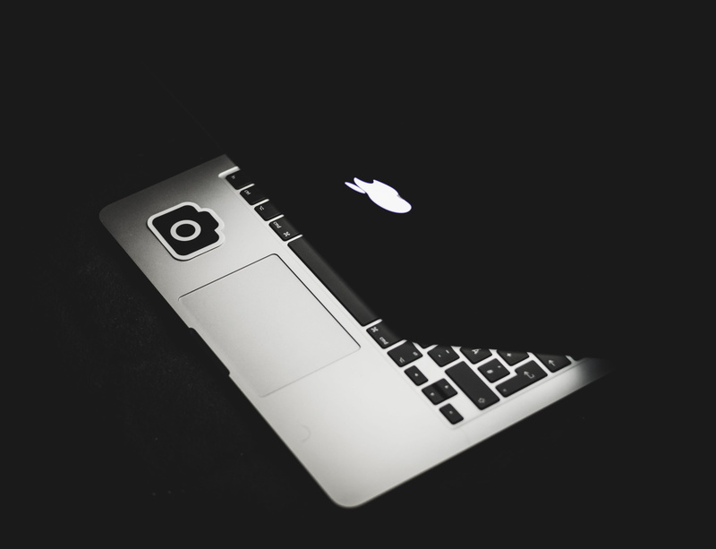 computer equipment, computer keyboard, keyboard, black background, opened, computer, close-up, still life, communication, number, macbook, half, 4K, macbook pro