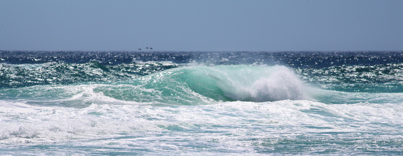 breaking, water, blue, scenics - nature, 4K, motion, sky, aquatic sport, nature, wave, beauty in nature, power, tidal, outdoors, day, no people, surf