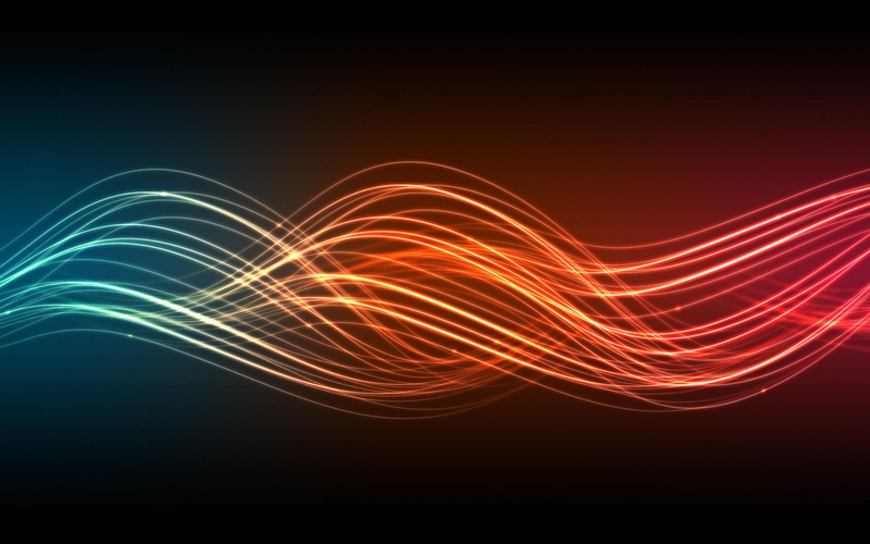 waves, 3d and abstract, widescreen, 1080P