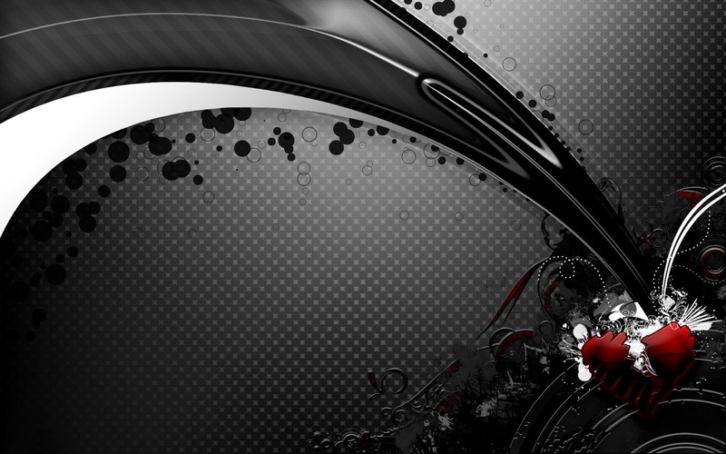 3d, black, 1080P, 3d and abstract, rainbow, d