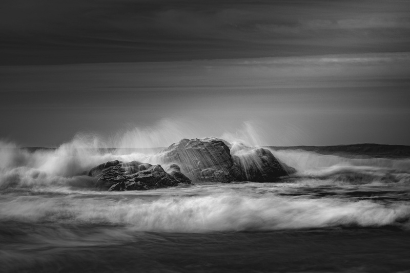 blur, iceland, sky, awe, moody Sky, landscape, sunset, long exposure, black And White, outdoors, coast, seaside, grayscale, background, no People, storm