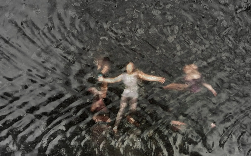 Artistic, Story, high angle view, Water, lifestyles, day, 5K, Epic, swimming, real people, adult, sea, nature, Vintage, men, leisure activity, Creepy