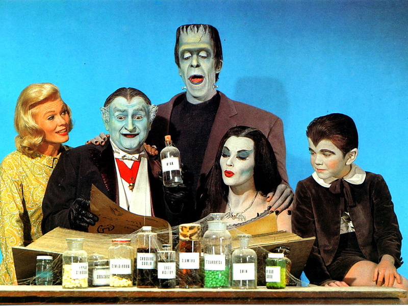 comedy, television, frankenstein, dark, halloween, munsters, 720P, the munsters