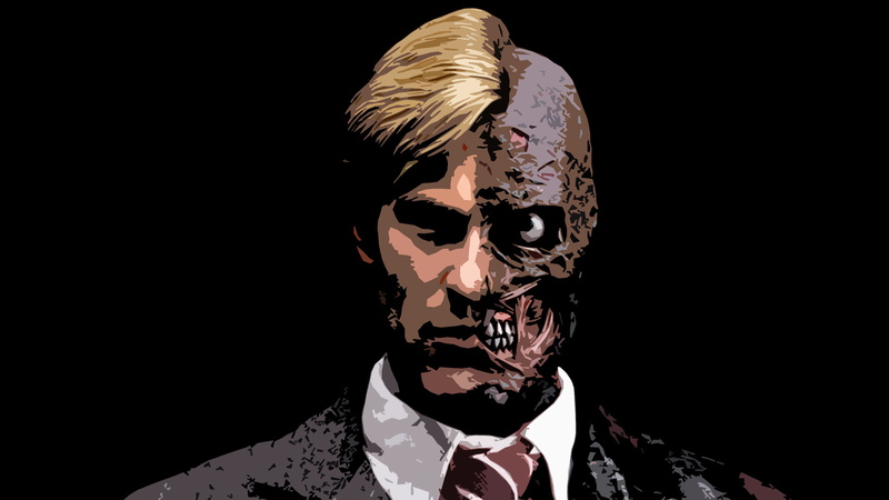 Two-Face, Aaron Eckhart, Batman, The Dark Knight, 1080P