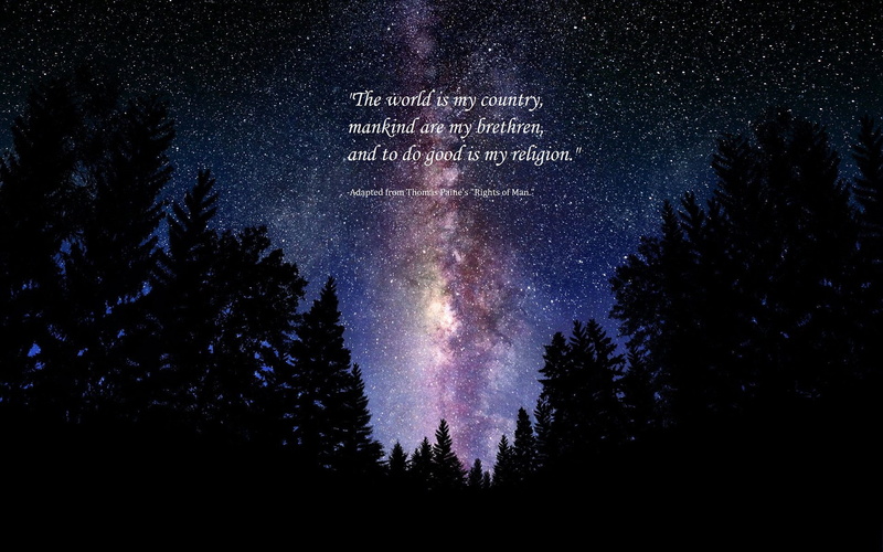 sky, western script, milky way, tree, outdoors, communication, no people, nature, beauty in nature, galaxy, black color, Quote, night, space, text, plant