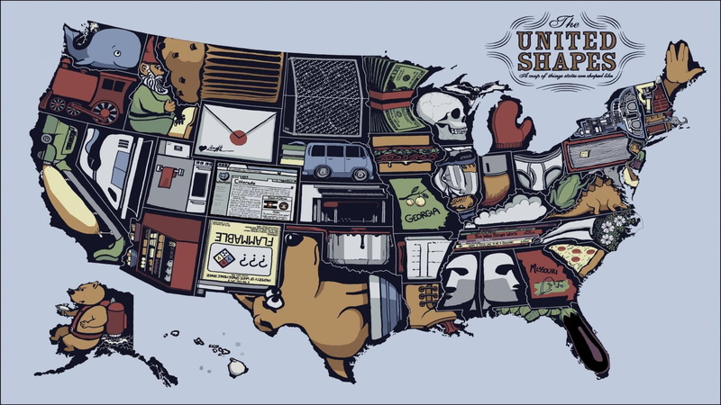 usa, map, states, country, 720P