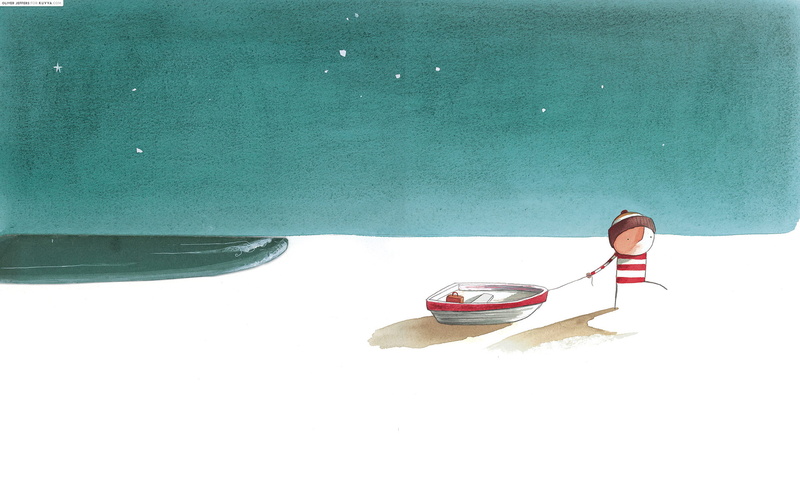 1080P, digital/artwork, hd, drawing, boat, pull
