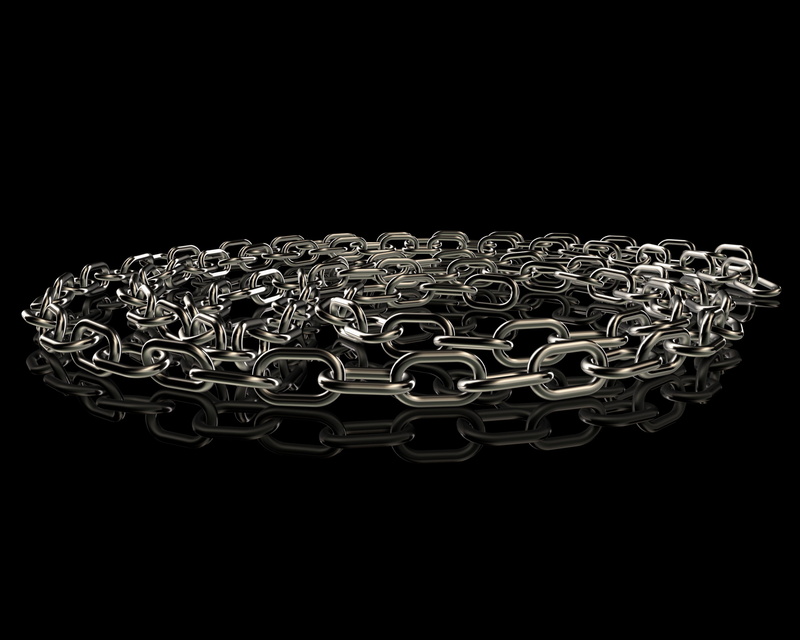art and craft, 2K, repetition, metal, studio shot, arrangement, black background, still life, indoors, connected, power, silver - metal, metal chain, steel
