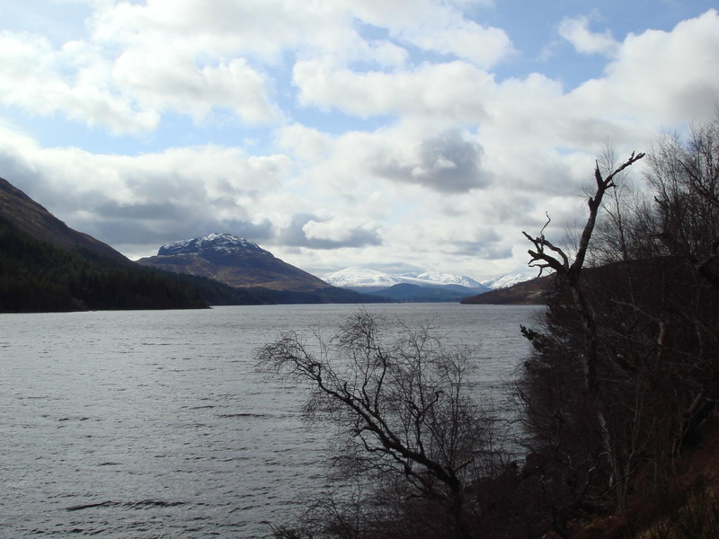 scotland, white, loch laggan, 1080P, mountains, big, clouds, 3d and abstract, lake, light, highlands