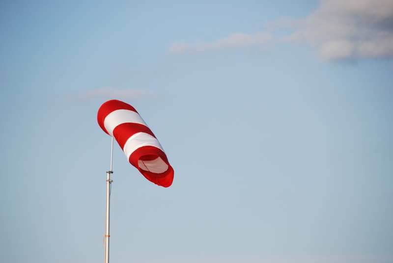 patriotism, white color, Wind Vane, Weather Vane, red, clear sky, 4K, striped, low angle view, communication, wind, nature, no people, blue, sign, sunny