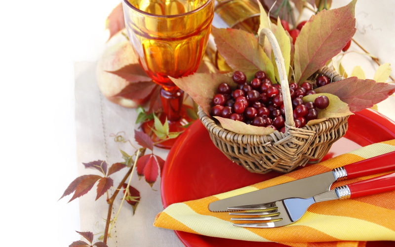 wood - Material, cutlery, healthy eating, eating utensil, leaves, plates, no people, glasses, napkin, leaf, wineglass, fork, food and drink, red, season