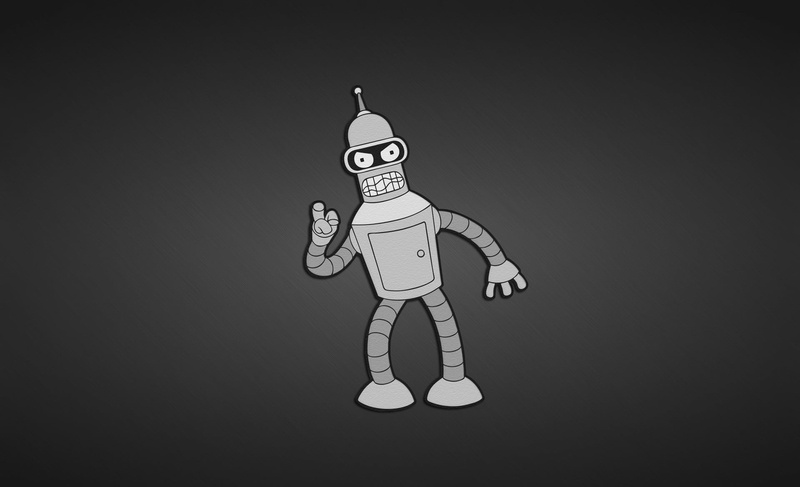 backgrounds, vector, full length, Futurama, studio shot, human representation, indoors, cartoon, representation, copy space, black background, single object