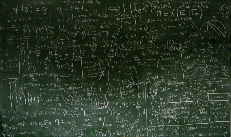 complexity, Formula, full frame, building, science, green color, indoors, number, backgrounds, creativity, blackboard, mathematics, no people, learning
