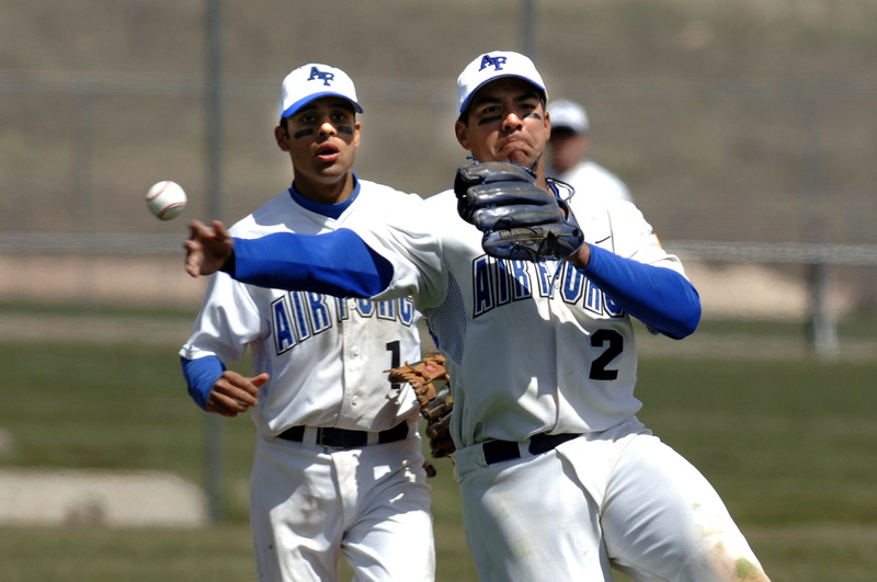 day, ball, clothing, infield, game, people, front view, competition, focus on foreground, players, runner, out, nature, male, holding, young men, baseball uniform