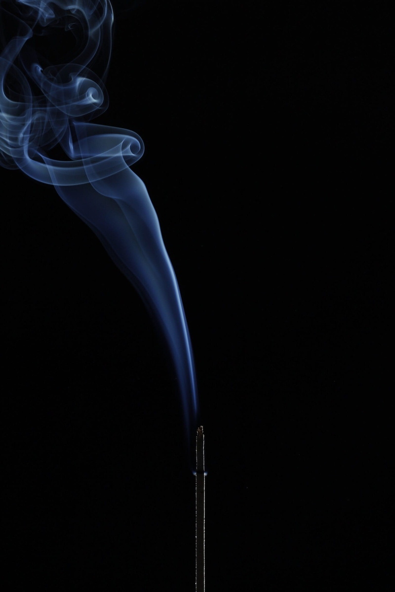 fire, moving up, burning, 1080P, emitting, smoke, cut out, close-up, flame, burnt, matchstick, black, indoors, copy space, studio shot, slightly, motion