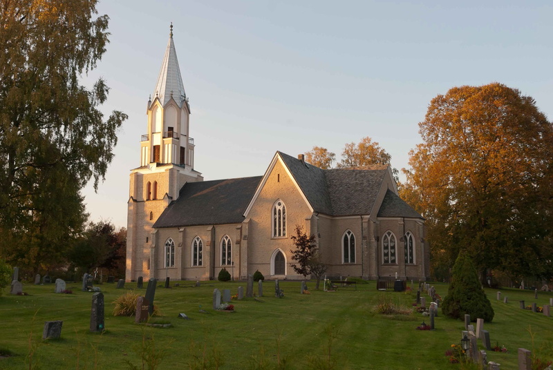 outdoors, history, grave, religion, grass, sky, knista assembly, spirituality, spire, 1860, 4K, day, plant, built structure, hidinge new church, tree
