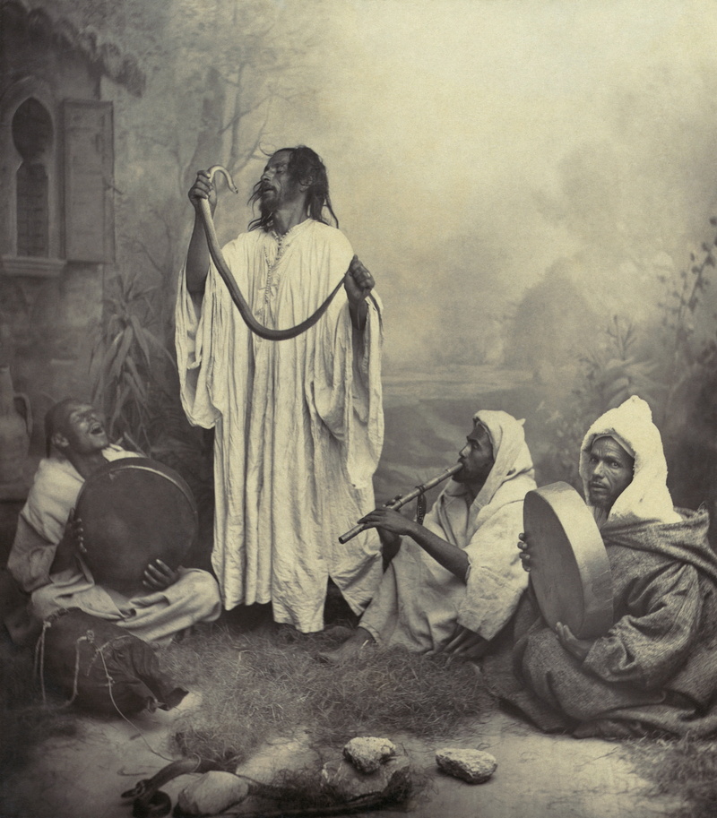 fog, human representation, art and craft, representation, day, craft, women, holding, morocco, 1860 1900, group of people, full length, real people, nature