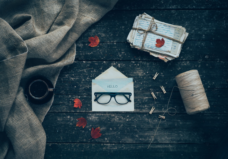 food and drink, finance, printer, close-up, wood, directly above, string, white, high angle view, representation, paper, coffee, wood - material, eyeglasses