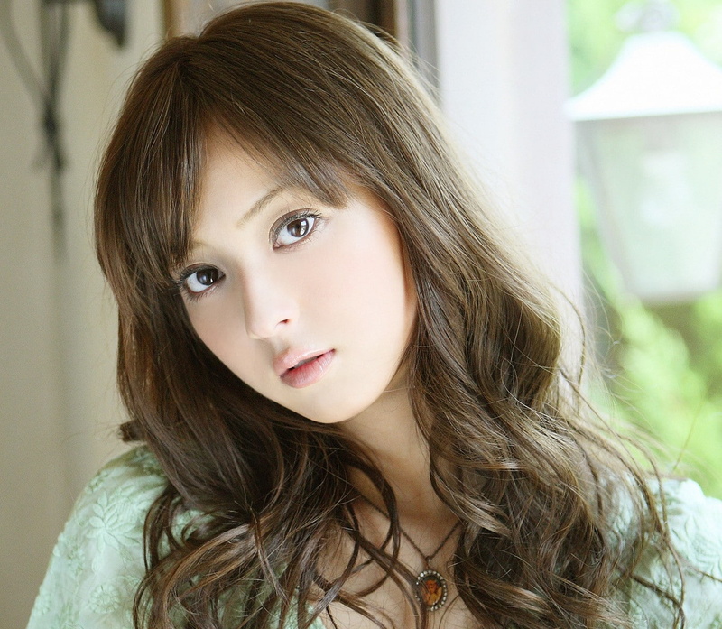 asian, long hair, hair, open, starry, long, open mouth, girls, women, lace, mouth, cute, blue, top, s, cute girls, eyes, 720P