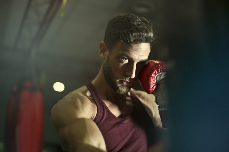 aggression, punch, sport, challenge, young adult, male, adult, martial arts, strength, fight, boxing - sport, punching, blur, young men, fist, focus, gloves