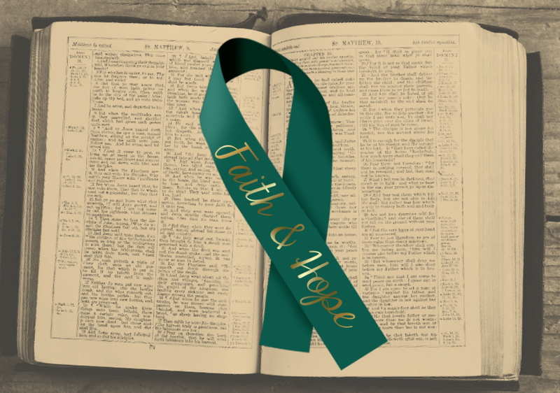 education, sheet, publication, open, spirituality, green, hope, christianity, still life, western script, communication, close-up, table, script, cancer ribbon