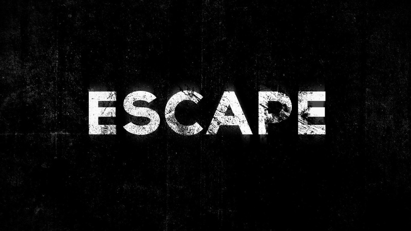 black, grunge, 1080P, typography, escape, background