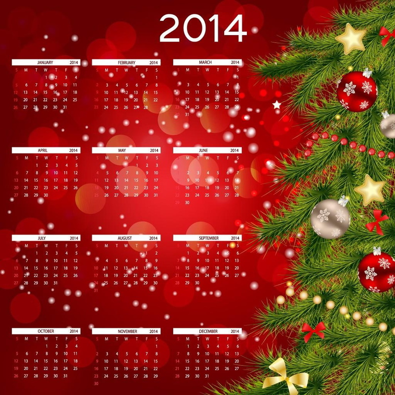 year, calendar, new year, new year 2014, 2014, 480P, christmas, happy, new