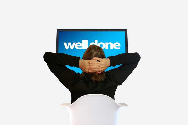 performance, person, woman, head, job, professional occupation, well done, background image, adult, pose, indoors, monitor, one person, task, relax, rest