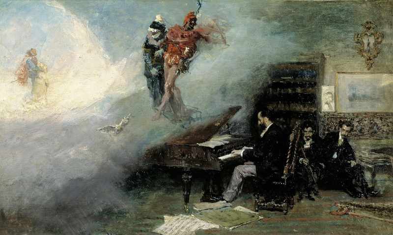 music, Fantasy on the Theme of Faust, composer, piano, picture, 1080P, genre, Mariano Fortuny