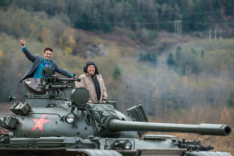 4K, James Franco, Randall Park, tank, The Interview
