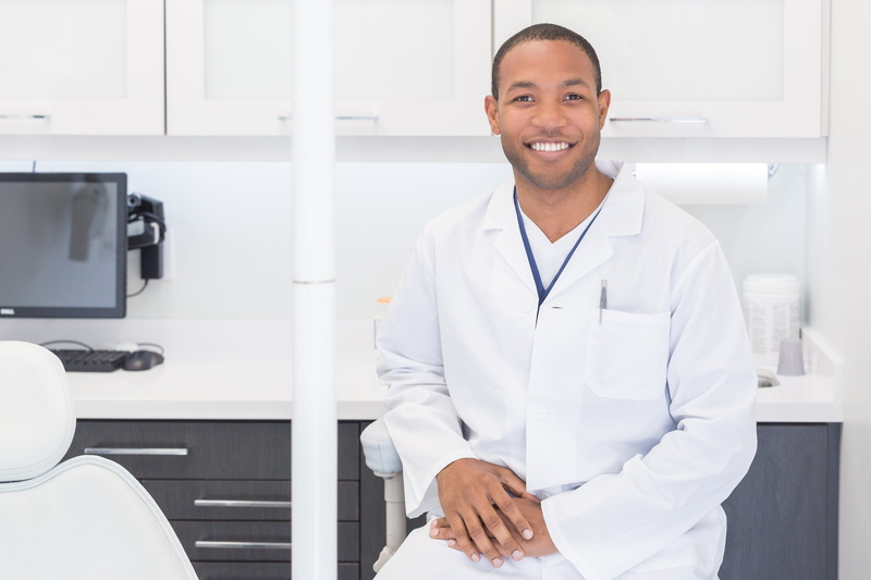 happiness, front view, indoors, occupation, looking at camera, 4K, adult, Emotion, Dentist, Portraits, confidence, portrait, standing, professional, lab coat