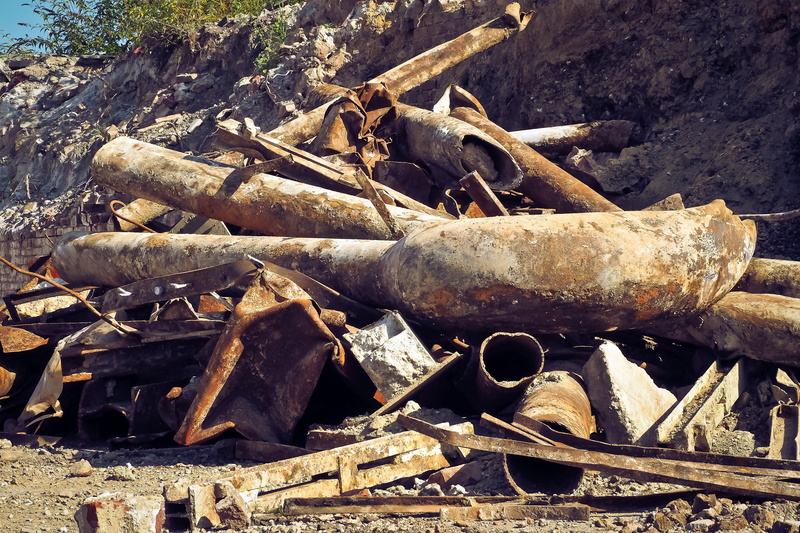 metal tubes, ailing, large, garbage, forest, lapsed, stack, tubes, timber, heap, 4K, wood - material, decay, scrap, day, dump, abandoned, dirt, equipment
