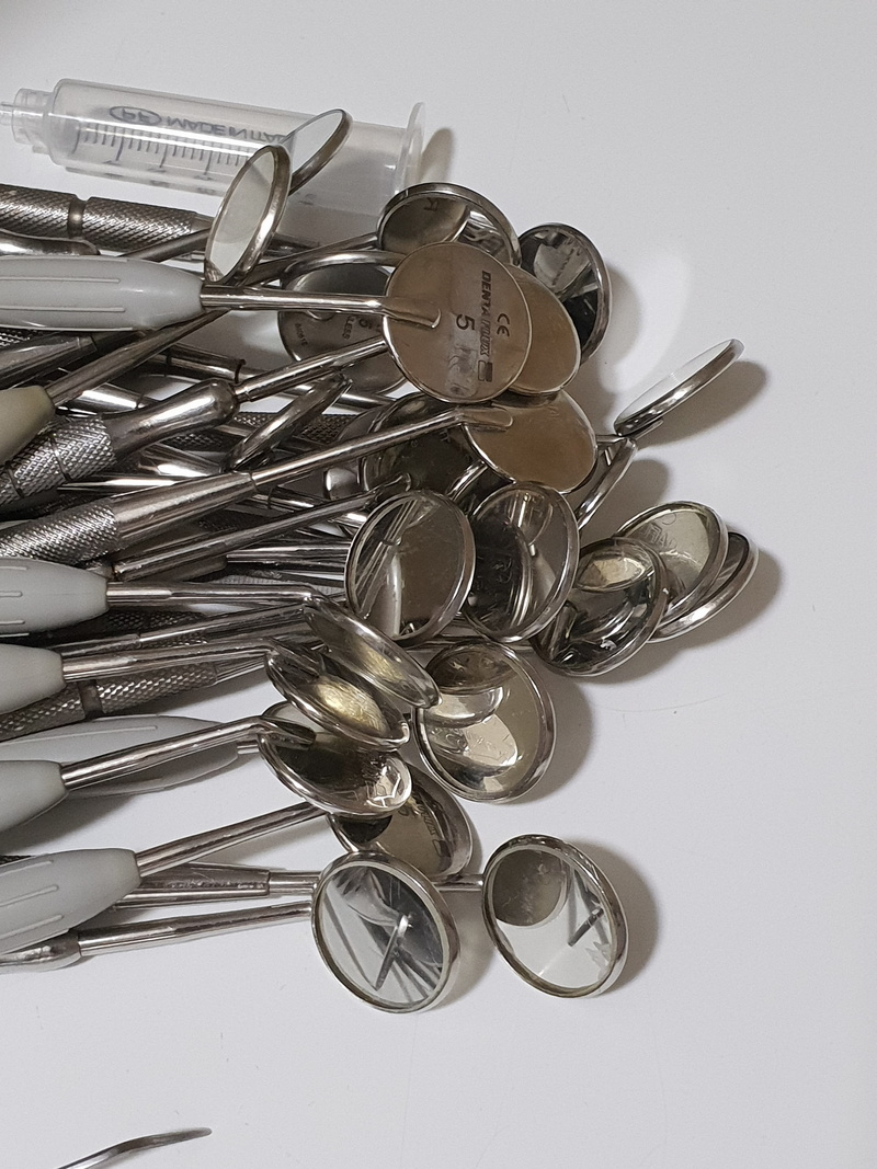 fork, instrumentation, dentist, indoors, metal, spoon, still life, kitchen utensil, studio shot, abundance, 4K, no people, large group of objects, dental