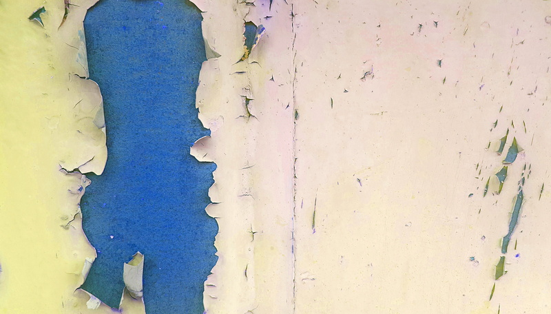 full frame, area, damaged, weathering, broken, day, pattern, metal, background, backgrounds, 5K, paint, blue, retro, antique, shabby chick, lack ab, peeling off