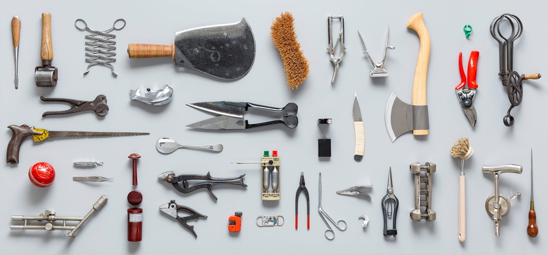directly above, collection, order, tools, hand tool, indoors, still life, tool, art and craft, hand, pliers, industrial, variation, 2K, knife, saw, stand