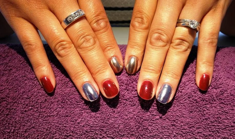 nail Polish, enamel, makeup, red, people, photo, females, finger, 1080P, two, beauty treatment, wearing, polish, nail, human Hand, fingernails, fingers